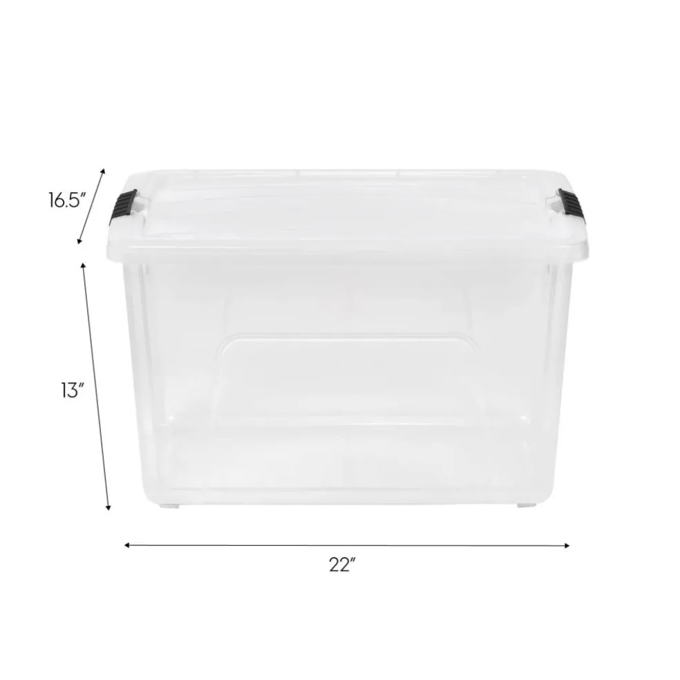IRIS Stack & Pull™ Plastic Storage Boxes