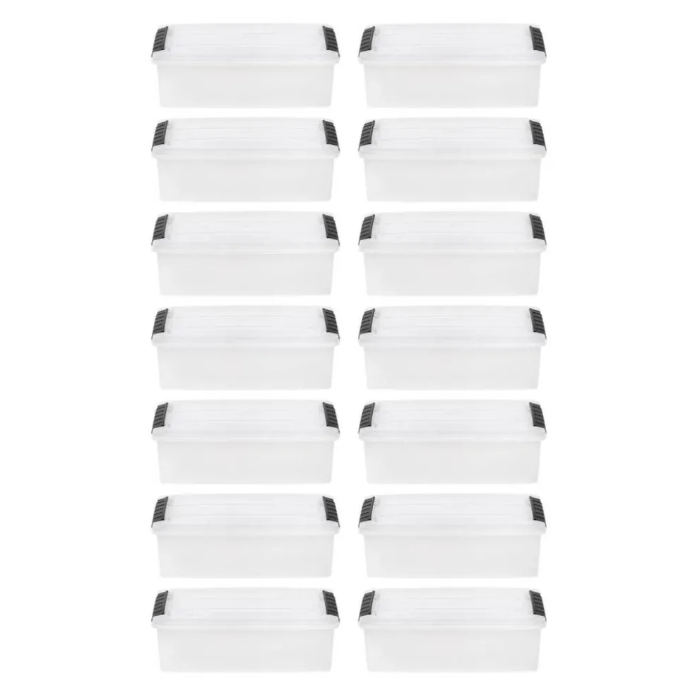 IRIS Stack & Pull™ Plastic Storage Boxes