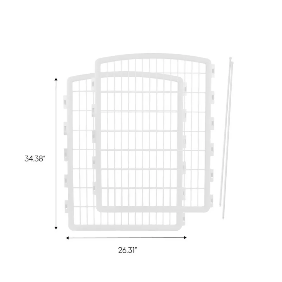 IRIS USA 2 Add on Panels for 24/34"H Pet Playpen