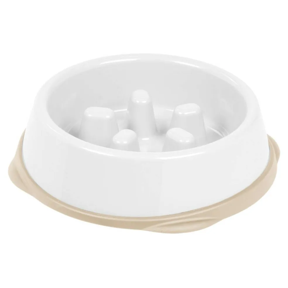 IRIS USA 2Cup/4Cup Slow Feeder Dog Bowl for Pets