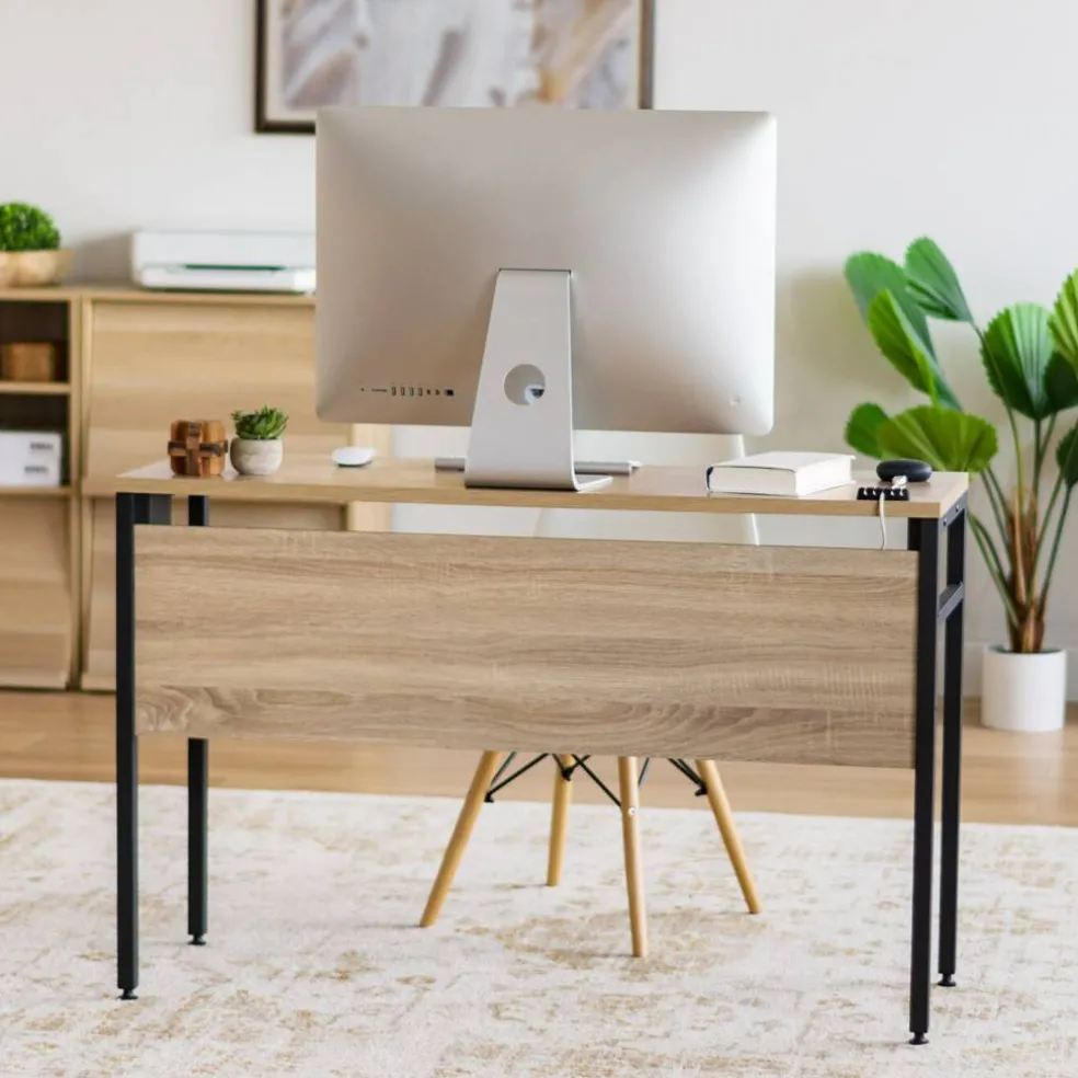 IRIS USA Office Computer Desk Table with Organizer and Cable Tray