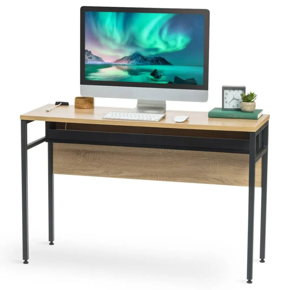 IRIS USA Office Computer Desk Table with Organizer and Cable Tray