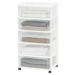 IRIS USA Plastic Storage Drawers Container Organizer for Clothes
