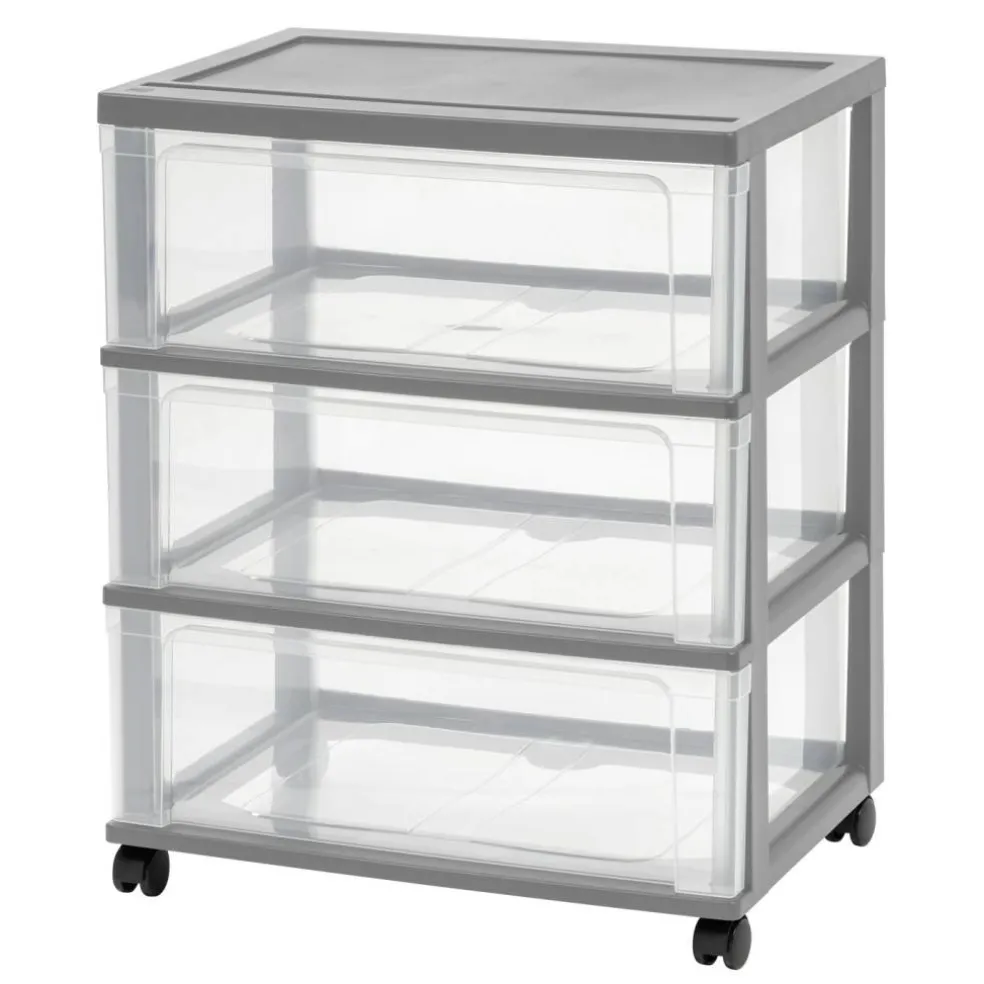 IRIS USA Plastic Storage Drawers Container Organizer for Clothes