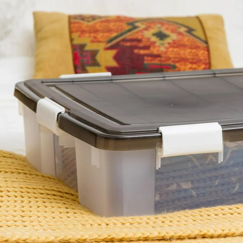 IRIS USA Plastic Under Bed Storage Containers