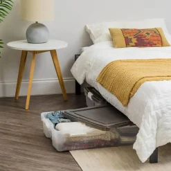 IRIS USA Plastic Under Bed Storage Containers