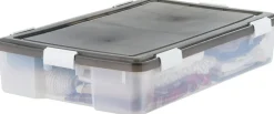 IRIS USA Plastic Under Bed Storage Containers