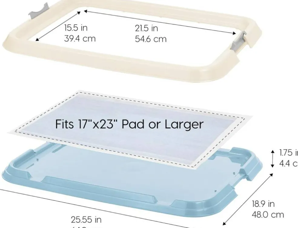 IRIS USA Square Pet Training Pad Holder