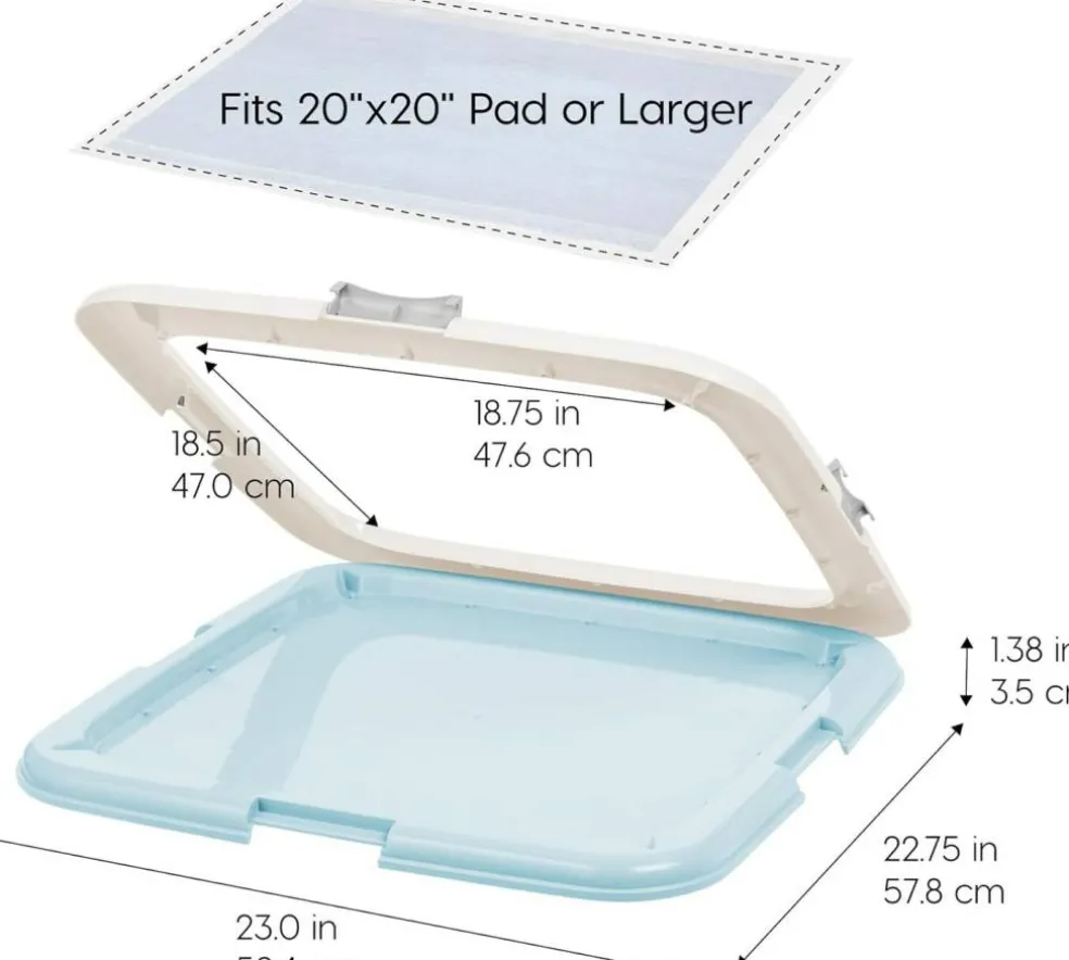 IRIS USA Square Pet Training Pad Holder