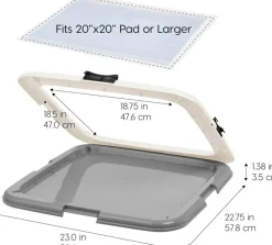 IRIS USA Square Pet Training Pad Holder