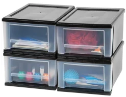 IRIS USA Stackable Plastic Storage Chest