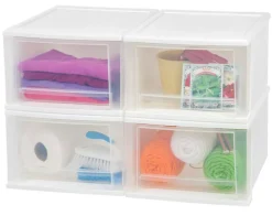 IRIS USA Stackable Plastic Storage Chest