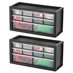 IRIS USA Stackable Storage Cabinet for Hardware Crafts, Small Parts Organizer Drawer, Compartment
