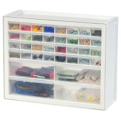 IRIS USA Stackable Storage Cabinet for Hardware Crafts, Small Parts Organizer Drawer, Compartment