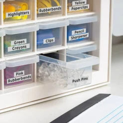IRIS USA Stackable Storage Cabinet for Hardware Crafts, Small Parts Organizer Drawer, Compartment