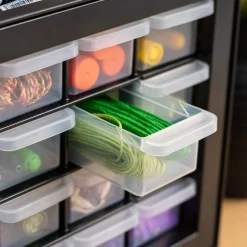 IRIS USA Stackable Storage Cabinet for Hardware Crafts, Small Parts Organizer Drawer, Compartment