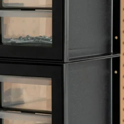 IRIS USA Stackable Storage Cabinet for Hardware Crafts, Small Parts Organizer Drawer, Compartment