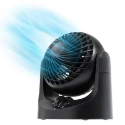IRIS USA WOOZOO Fan, 3 Speed, 6 angles, 65° Adjustable Tilt