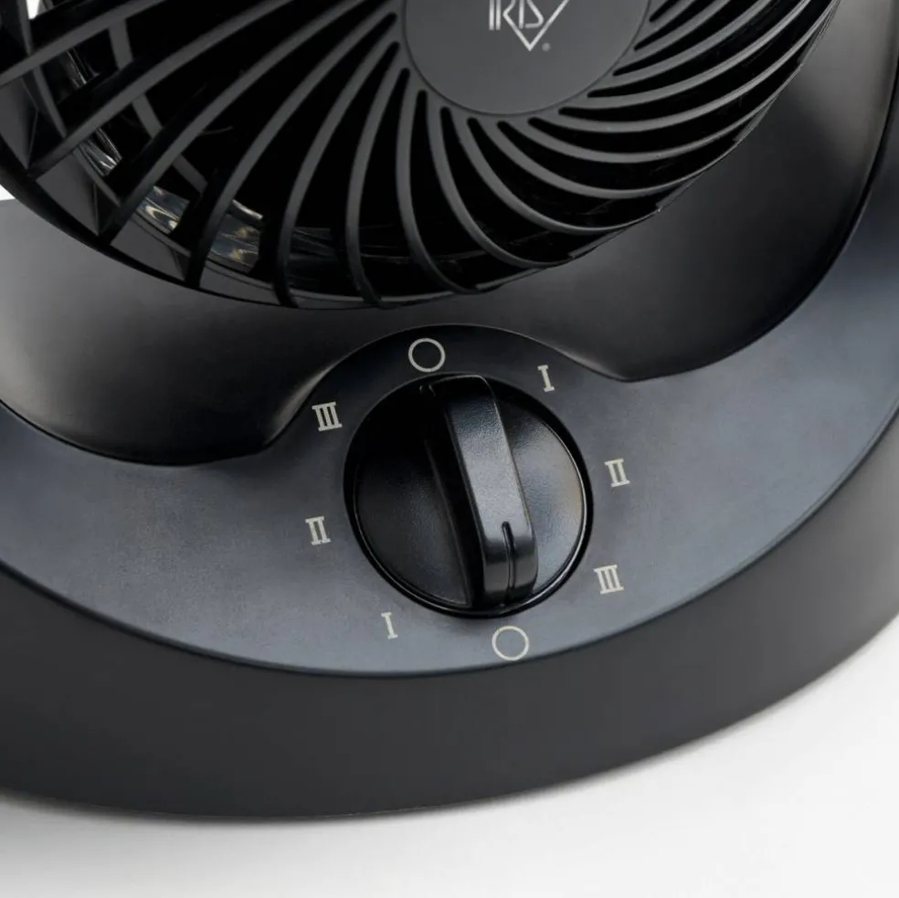 IRIS USA WOOZOO Fan, 3 Speed, 6 angles, 65° Adjustable Tilt