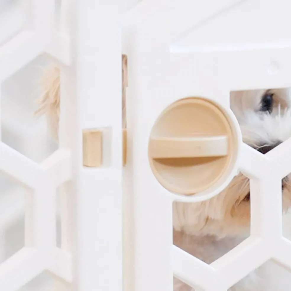 Iris® 6-White Panel Pet Playpen