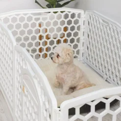 Iris® 6-White Panel Pet Playpen