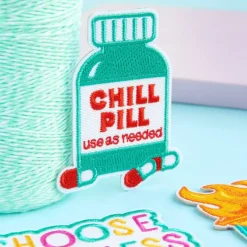 Iron-On & Adhesive Chill Pill Patch by Make Market®