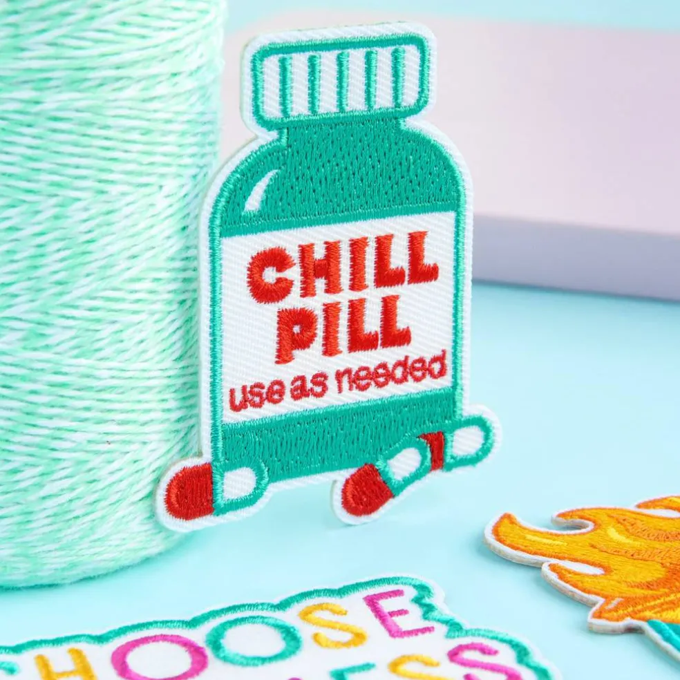 Iron-On & Adhesive Chill Pill Patch by Make Market®