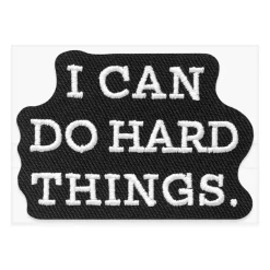 Iron-On & Adhesive I Can Do Hard Things Patch by Make Market®