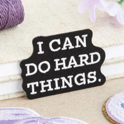 Iron-On & Adhesive I Can Do Hard Things Patch by Make Market®
