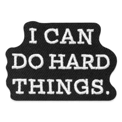 Iron-On & Adhesive I Can Do Hard Things Patch by Make Market®