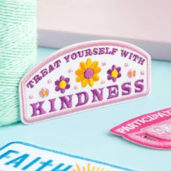 Iron-On & Adhesive Treat Yourself with Kindness Patch by Make Market®
