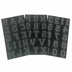 Iron-On Flocked Collegiate Letters & Numbers by Make Market®