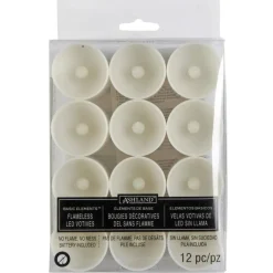 1.75" Ivory Flameless LED Votive Candles, 12ct. by Ashland®