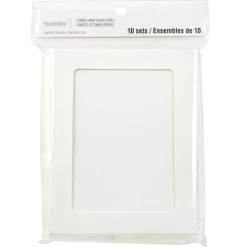 Ivory Frame Cards & Envelopes by Recollections™, 4.25