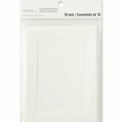 Ivory Frame Cards & Envelopes by Recollections™, 4.25
