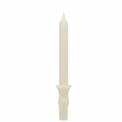 10" Ivory Twist Unscented Taper Candle by Ashland®