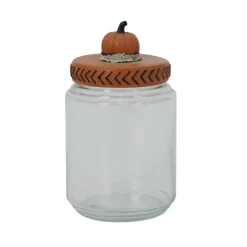 7" Jack-o'-Lantern Decorative Glass Jar by Ashland®
