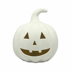 7.25" Jack-o'-Lantern DIY Ceramic LED Décor by Make Market®