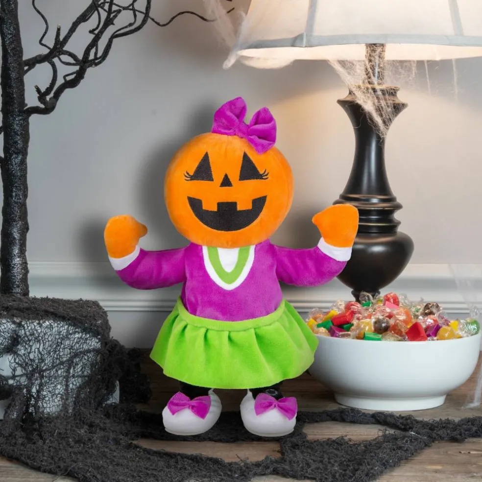13" Jack-O'-Lantern Girl Animated Plush by Ashland®