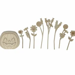 8.75" Jack-o'-Lantern Layered DIY Wood Décor by Make Market®