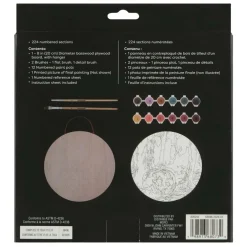 8" Jack-o'-Lantern Paint-by-Number Plywood Surface Kit by Artist's Loft®