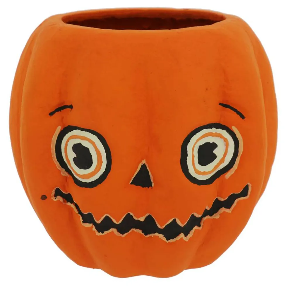 9" Jack-o'-Lantern Paper Mache Candy Bowl by Ashland®