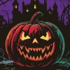 Jack-o'-Lanterns Paint Marker-by-Number Kit by Artist's Loft®