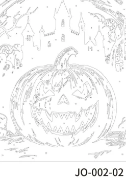 Jack-o'-Lanterns Paint Marker-by-Number Kit by Artist's Loft®