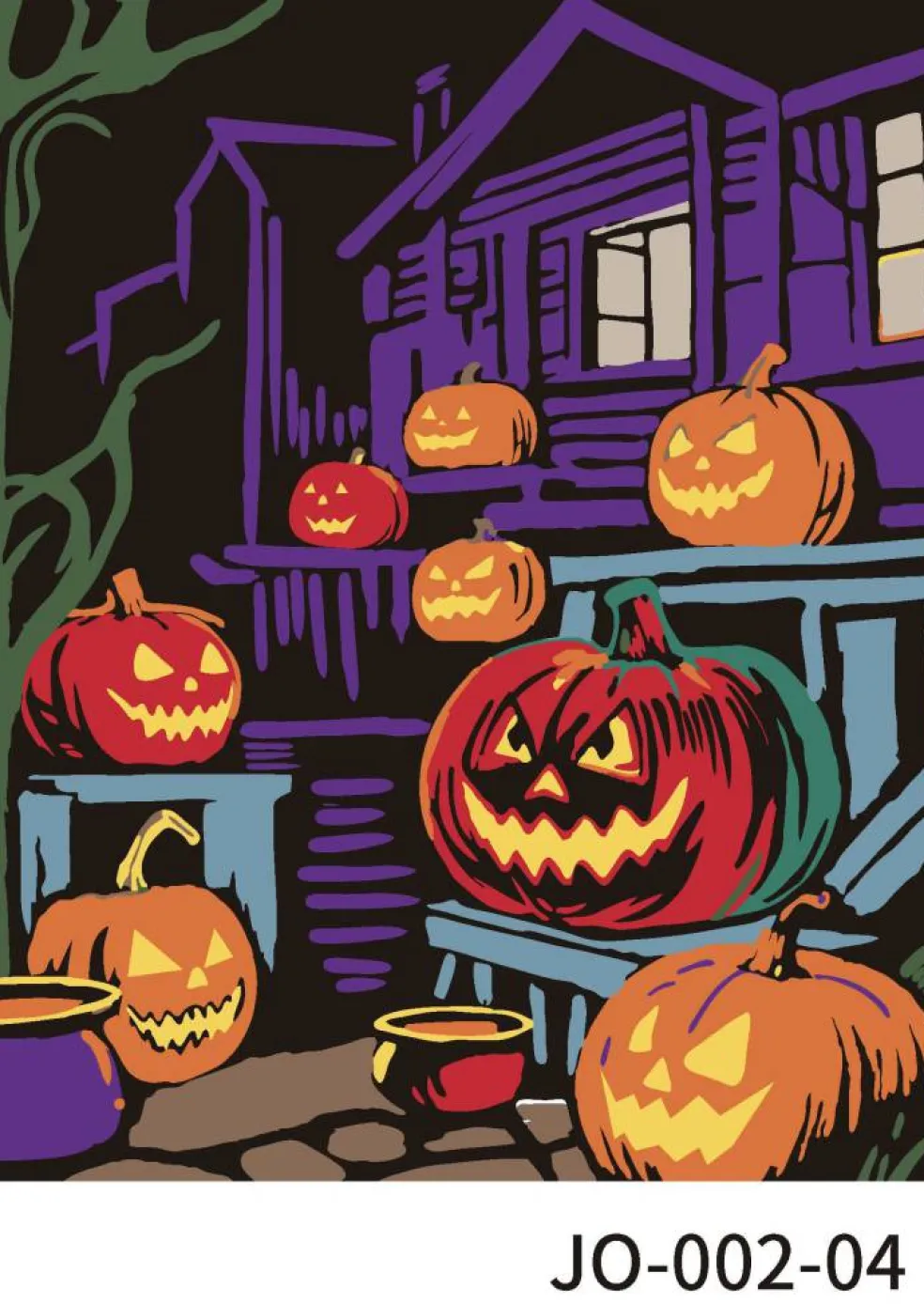 Jack-o'-Lanterns Paint Marker-by-Number Kit by Artist's Loft®