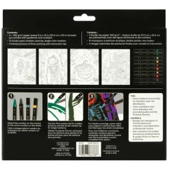 Jack-o'-Lanterns Paint Marker-by-Number Kit by Artist's Loft®