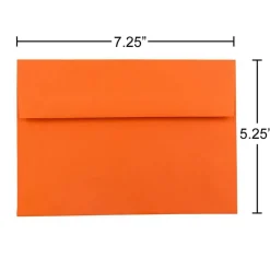 JAM Paper A7 Colored Invitation Envelopes, 50ct.