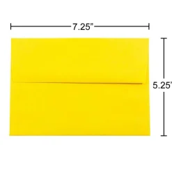 JAM Paper A7 Colored Invitation Envelopes, 50ct.