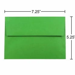 JAM Paper A7 Colored Invitation Envelopes, 50ct.