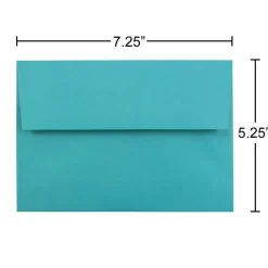 JAM Paper A7 Colored Invitation Envelopes, 50ct.